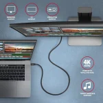 Axagon Braided USB 2.0 Cable USB-C male - USB-C 100W Μαύρο 0.5m BUCM32-CM05AB - Image 7