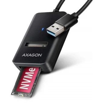 Axagon Θήκη για Σκληρό Δίσκο M.2 SATA III NVME με σύνδεση USB 3.2 / SATA ADM2-AM