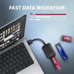 Axagon Θήκη για Σκληρό Δίσκο M.2 SATA III NVME με σύνδεση USB 3.2 / SATA ADM2-AM - Image 3