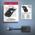 Axagon Θήκη για Σκληρό Δίσκο M.2 SATA III NVME με σύνδεση USB 3.2 / SATA ADM2-AM - Image 7