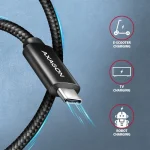 Axagon USB 2.0 Cable USB-C male - USB-C 240W Μαύρο 3m (BUCM2-CM30AB) - Image 6