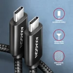 Axagon USB 2.0 Cable USB-C male - USB-C 240W Μαύρο 20m (AKAXNTUCM2CM20A) BUCM2-CM20AB - Image 4