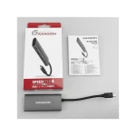 Axagon USB 3.2 Hub 4 Θυρών με σύνδεση USB-C Γκρι HMC-4G2 - Image 8
