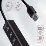 Axagon USB 3.2 Hub 10 Θυρών με σύνδεση USB-A HMA-CR3A - Image 5