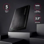 Axagon Θήκη για Σκληρό Δίσκο 2.5" SATA III με σύνδεση USB 3.1 EE25-A6M - Image 3
