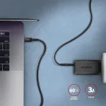 Axagon Braided USB 2.0 Cable USB-C male - USB-C 60W Μαύρο 1m (BUCM-CM10AB) - Image 4