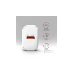 Axagon Φορτιστής Χωρίς Καλώδιο 18W Quick Charge 3.0 Λευκός ACU-QC18W - Image 4