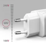 38w Pd20w + Qc3.0 Usb Car Charger With Usb To Type-c Data Cable, Length: 1m(white) ACU-PD20W - Image 4