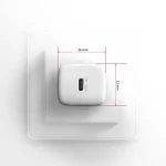 38w Pd20w + Qc3.0 Usb Car Charger With Usb To Type-c Data Cable, Length: 1m(white) ACU-PD20W - Image 8