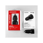 Axagon Φορτιστής Αυτοκινήτου 24W 2.4A με Θύρες: 2xUSB Μαύρος PWC-5V5 - Image 4