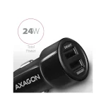 Axagon Φορτιστής Αυτοκινήτου 24W 2.4A με Θύρες: 2xUSB Μαύρος PWC-5V5 - Image 5
