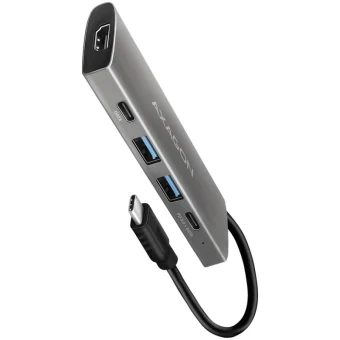 Axagon HMC-5G2 USB-C Docking Station με HDMI 4K PD Ασημί