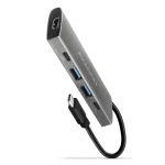 Axagon HMC-5G2 USB-C Docking Station με HDMI 4K PD Ασημί - Image 2