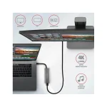 Axagon HMC-5G2 USB-C Docking Station με HDMI 4K PD Ασημί - Image 5
