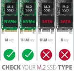 Axagon Θήκη για Σκληρό Δίσκο M.2 PCI Express NVME με σύνδεση Type-C EEM2-UB2 - Image 10