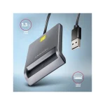 Axagon Card Reader USB 2.0 για SmartCard (CRE-SM3T) - Image 3