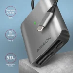 Axagon Card Reader Type-C για SD/microSD/CompactFlash CRE-S3C - Image 2