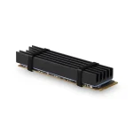 Axagon Ψύξη Μ.2 SSD 80mm SSD ALU body silicone thermal pads height 10mm Μαύρο CLR-M2L10 - Image 3