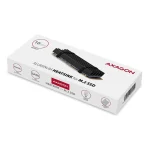 Axagon Ψύξη Μ.2 SSD 80mm SSD ALU body silicone thermal pads height 10mm Μαύρο CLR-M2L10 - Image 5