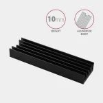 Axagon Ψύξη Μ.2 SSD 80mm SSD ALU body silicone thermal pads height 10mm Μαύρο CLR-M2L10 - Image 7