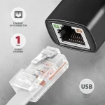 Axagon ADE-AR v1 USB Αντάπτορας Δικτύου για Ενσύρματη σύνδεση Gigabit Ethernet - Image 2