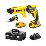 Dewalt Κατσαβίδι Γυψοσανίδας Μπαταρίας Brushless 18V 2x2Ah DCF620D2K-QW