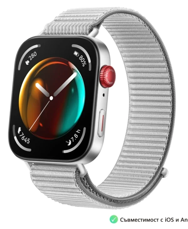 Huawei Watch Fit 3 Aluminium 43mm Αδιάβροχο με Παλμογράφο (Γκρι) 55020CEG