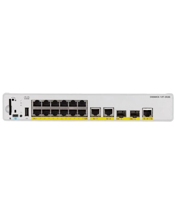 Cisco C9200CX-12T-2X2G-A L2 Switch