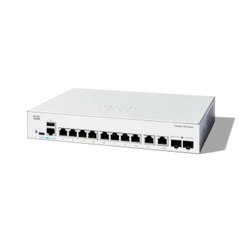Cisco C1200-8T-E-2G Managed L2 Switch με 10 Θύρες Gigabit (1Gbps) Ethernet και 2 SFP Θύρες
