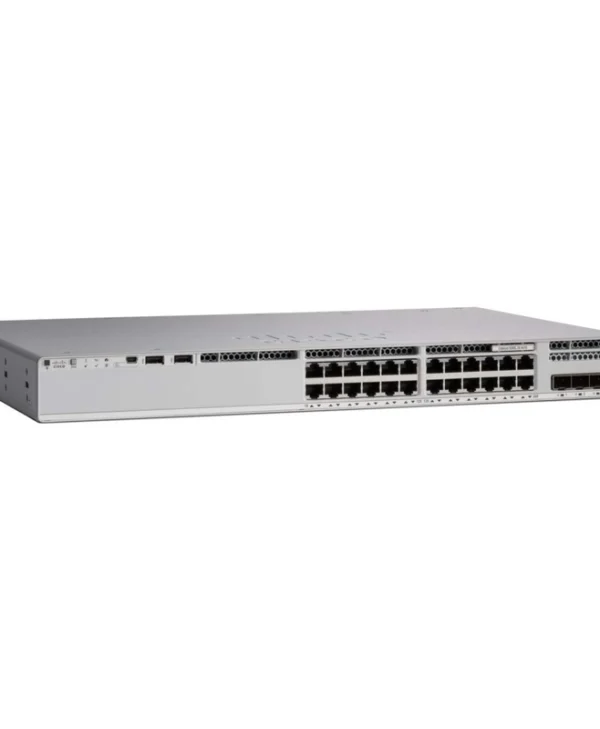 Cisco C9200L-24PXG-2Y-E Managed L3 PoE Switch με 24 Θύρες Ethernet και 4 SFP Θύρες