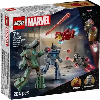 LEGO Super Heroes Iron Man & War Machine για 7+ ετών Ετών 204τμχ 76320