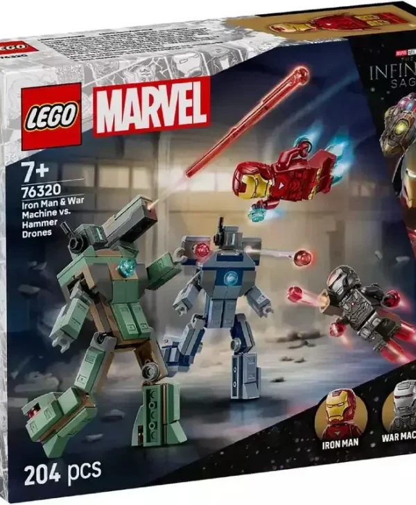 LEGO Super Heroes Iron Man & War Machine για 7+ ετών Ετών 204τμχ 76320