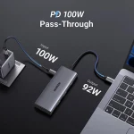Ugreen Cm498 USB-C / USB-A Docking Station με 4K PD Μαύρο 15531 - Image 6