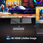 Ugreen Cm498 USB-C / USB-A Docking Station με 4K PD Μαύρο 15531 - Image 9