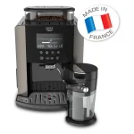 Krups Arabica Latte Quattro Force Αυτόματη Μηχανή Espresso 1450W Πίεσης 15bar για Cappuccino με Μύλο Άλεσης Γκρι EA819E - Image 4