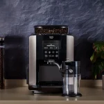 Krups Arabica Latte Quattro Force Αυτόματη Μηχανή Espresso 1450W Πίεσης 15bar για Cappuccino με Μύλο Άλεσης Γκρι EA819E - Image 5