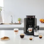 Krups Arabica Latte Quattro Force Αυτόματη Μηχανή Espresso 1450W Πίεσης 15bar για Cappuccino με Μύλο Άλεσης Γκρι EA819E - Image 12
