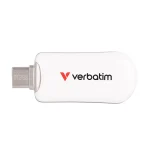 Verbatim 512GB USB 2.0 Stick με σύνδεση USB-C Λευκό 30231