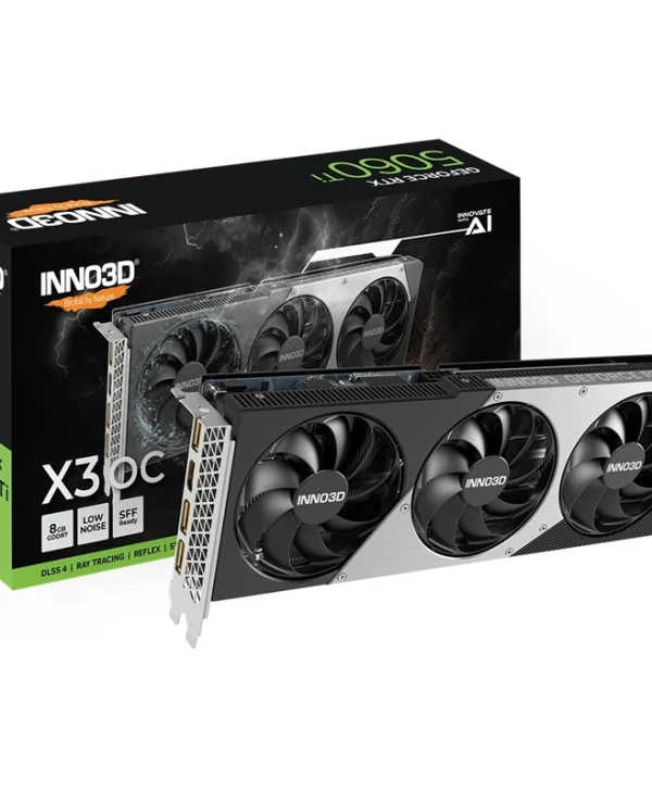 Inno 3D GeForce RTX 5060 Ti 8GB GDDR7 X3 OC Κάρτα Γραφικών N506T3-08D7X-193075L