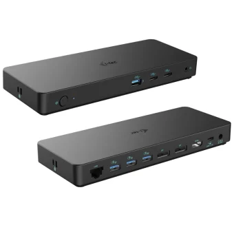 i-tec Gen 2 Pro Thunderbolt 4 Docking Station με HDMI/DisplayPort 4K PD Ethernet και σύνδεση 3 Οθονών Μαύρο C31TRIPLEDOCKPDPRO2
