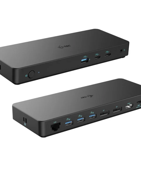 i-tec Gen 2 Pro Thunderbolt 4 Docking Station με HDMI/DisplayPort 4K PD Ethernet και σύνδεση 3 Οθονών Μαύρο C31TRIPLEDOCKPDPRO2
