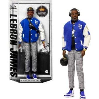 Barbie Kenbassadors - Lebron James Συλλεκτική Κούκλα Αγόρι Ken για 3+ ετών+ Ετών HRM33