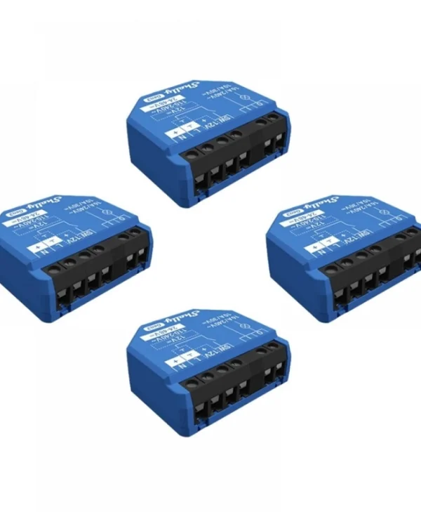 Shelly 1 Gen3 Smart Ενδιάμεσος Διακόπτης Bluetooth 4τμχ Shelly_1_Gen3_4er