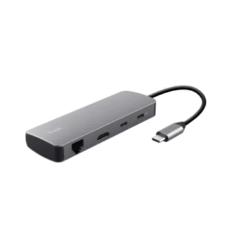 Trust DALYX USB-C Docking Station με HDMI Ethernet Ασημί 25672