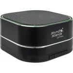 Manhattan Metallic Ηχείο Bluetooth 3W με Ραδιόφωνο και Διάρκεια Μπαταρίας έως 6 ώρες Μαύρο 164993