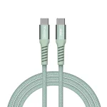 Verbatim Braided USB 2.0 Cable USB-C male - USB-C 60W Πράσινο 1.2m 31864 - Image 2