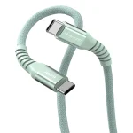 Verbatim Braided USB 2.0 Cable USB-C male - USB-C 60W Πράσινο 1.2m 31864 - Image 3