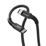 Verbatim Braided USB 2.0 Cable USB-C male - USB-C 60W Μαύρο 1.2m (31859) - Image 4