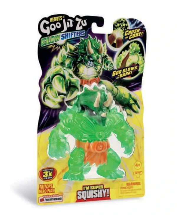 Giochi Preziosi Παιχνίδι Μινιατούρα Glow Shifters Hero Pack 6 Goo Jit Zu (Διάφορα Σχέδια) 1τμχ GJT41000