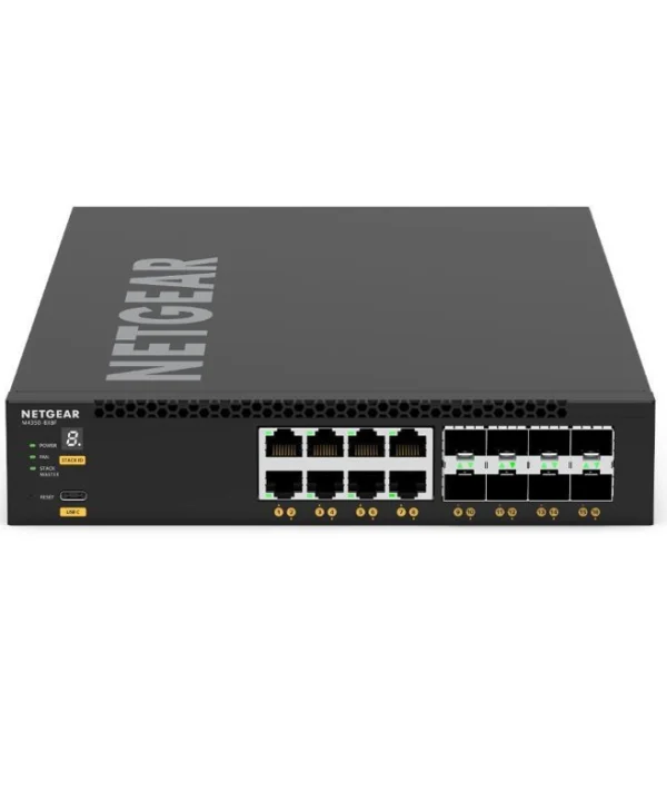 NetGear XSM4316 Managed L2 Switch με 8 Θύρες Gigabit (1Gbps) Ethernet και 8 SFP Θύρες XSM4316-100NES
